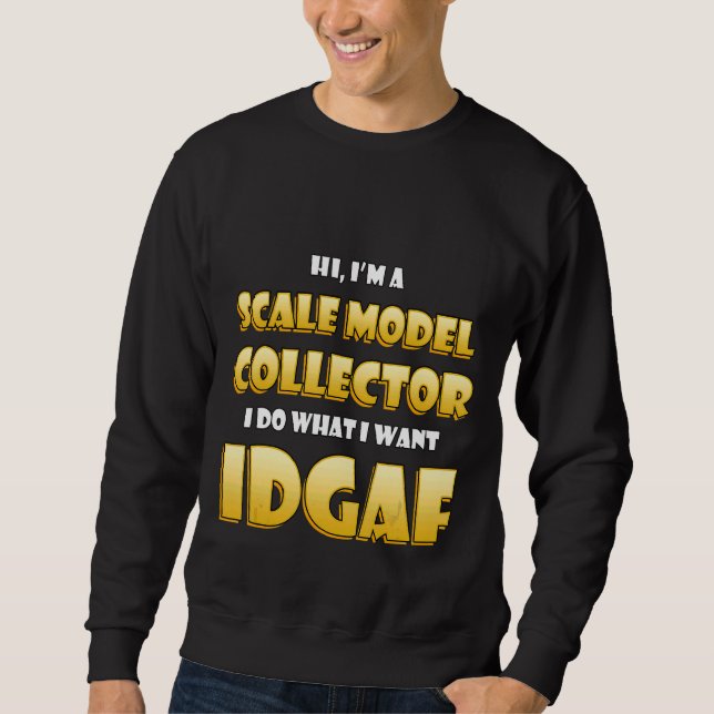 Scale Model Collector Rare Collection Train Car Sc Sweatshirt (Front)