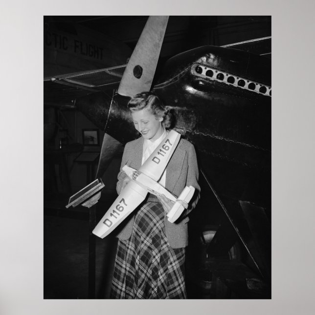 Scale Model German Aeroplane, 1938 Poster (Front)