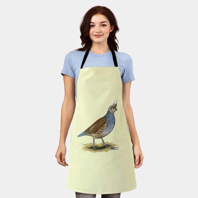 Scaled Quail Apron (Worn)