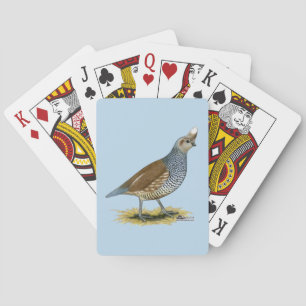 Scaled Quail Playing Cards