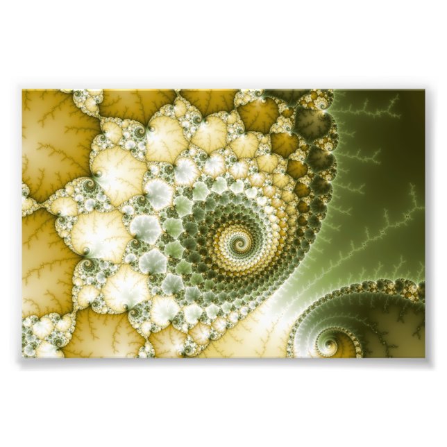 Scales Fractal Art Photo Print (Front)
