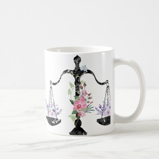 Scales of Justice Art Coffee Mug (Right)