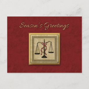 Scales of Justice, Attorney, Holiday Greeting