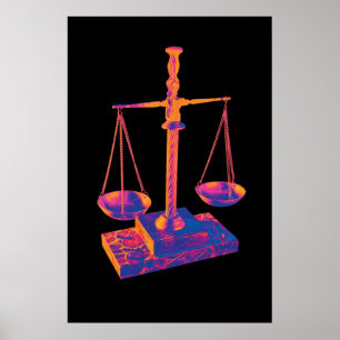 Scales of Justice Beautiful Law Art Decor