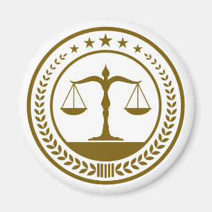 Scales of Justice   Classic Magnet