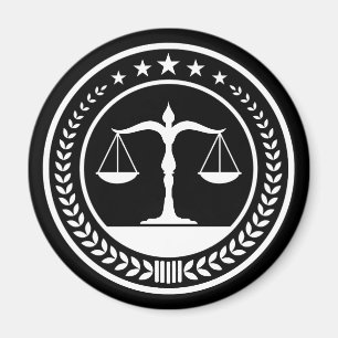 Scales of Justice   Classic Magnet