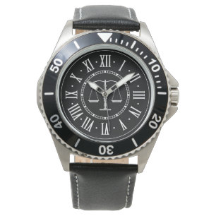 Scales of Justice Classic Watch