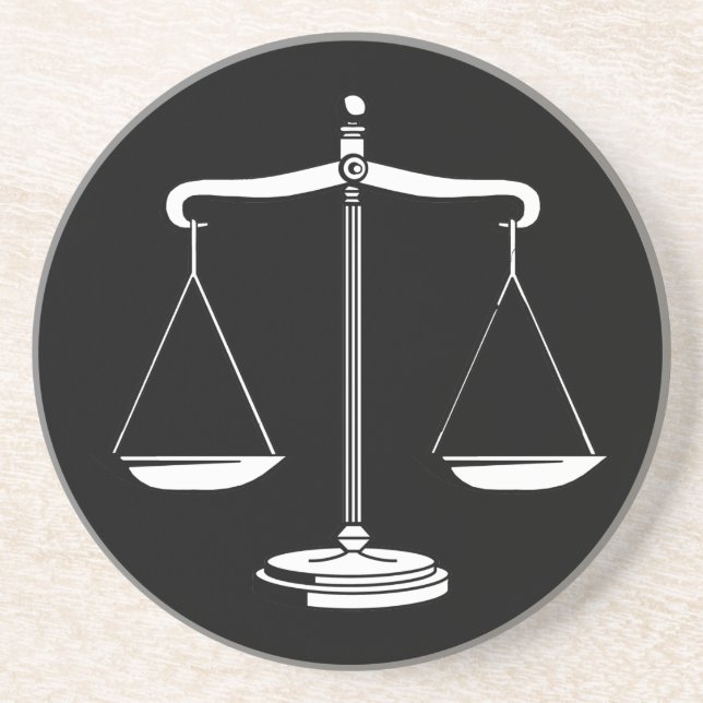 Scales of Justice - Coaster (Front)