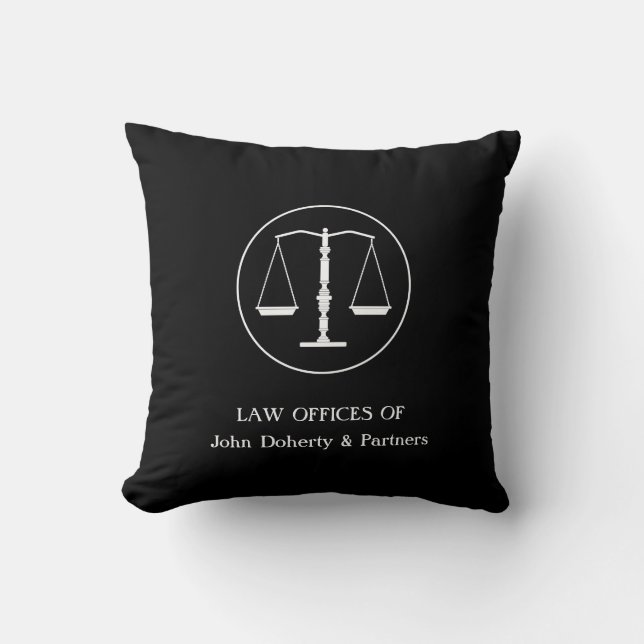 Scales of Justice Cushion (Front)