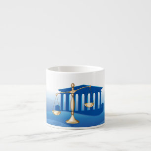 Scales of Justice Espresso Cup