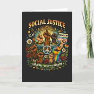 Scales of Justice Holiday Card