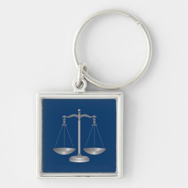 Scales of Justice Key Ring (Front)