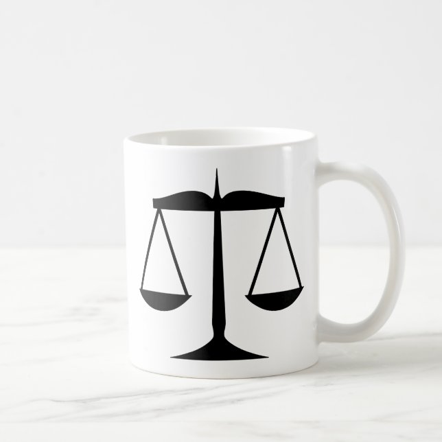 Scales of Justice (Law) Coffee Mug (Right)