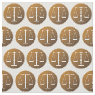 Scales of Justice   Law Gifts Fabric