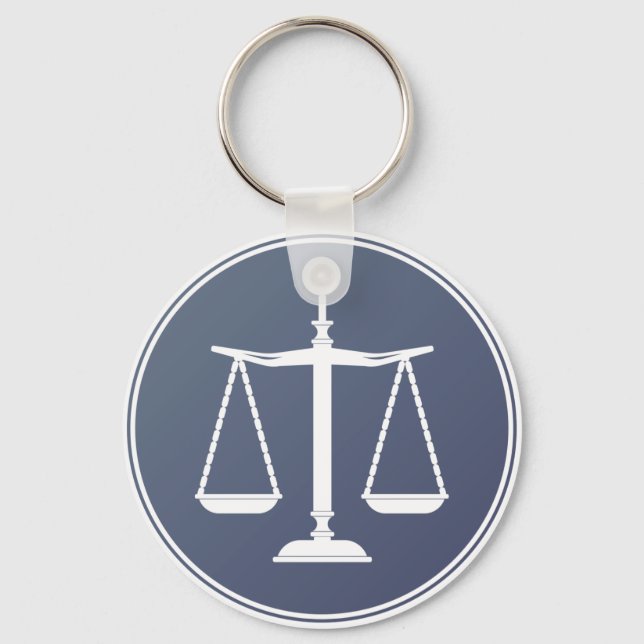 Scales of Justice - Law Keychains (Front)