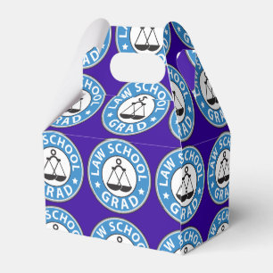 Scales of Justice Law School Graduation Favour Box