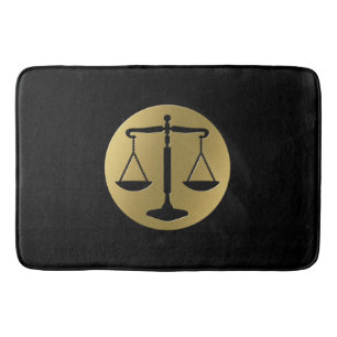 Scales of Justice    Lawyer Bath Mat