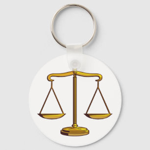 Scales of Justice   Lawyer Key Ring
