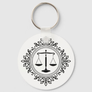 Scales of Justice Lawyer Key Ring