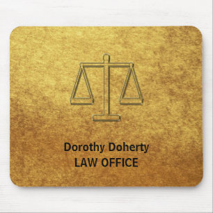 Scales of Justice Personalizable Mouse Pad