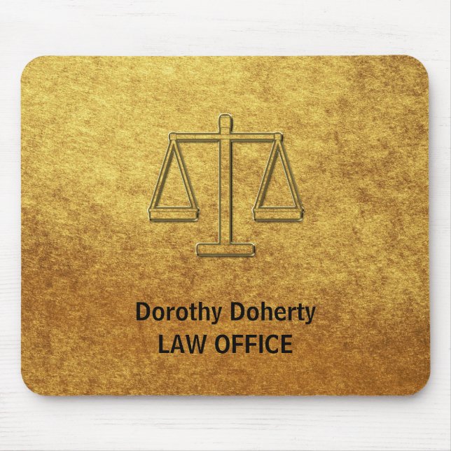 Scales of Justice | Personalizable Mouse Pad (Front)