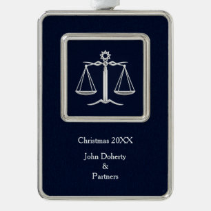 Scales of Justice Personalizable Ornament