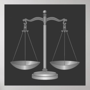 Scales of Justice Poster