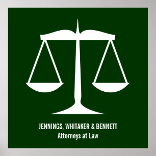 Scales of Justice Poster