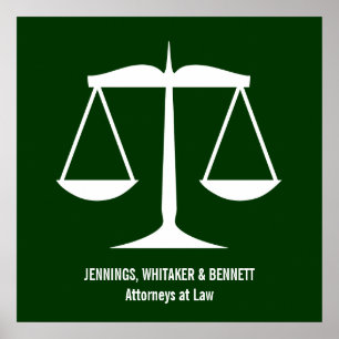 Scales of Justice Poster