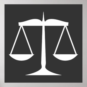 Scales of Justice Poster
