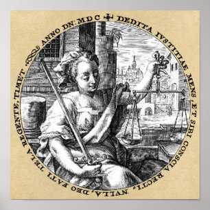 Scales of Justice Poster