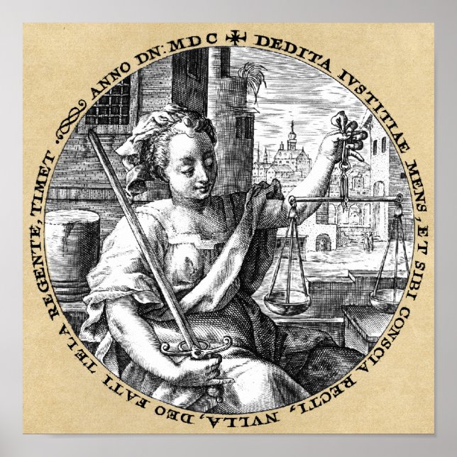 Scales of Justice Poster (Front)