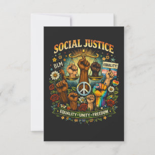 Scales of Justice Thank You Card