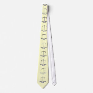 Scales of Justice Tie