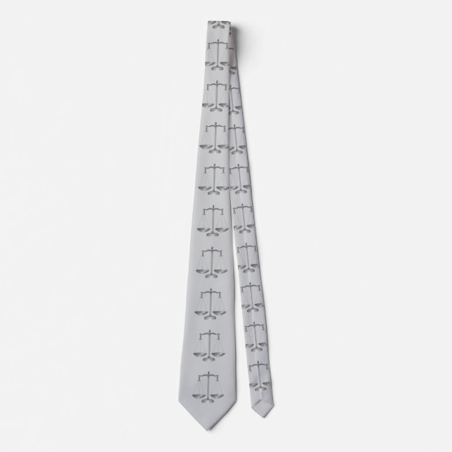 Scales of Justice Tie (Front)