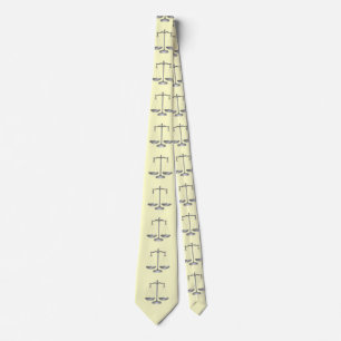 Scales of Justice Tie