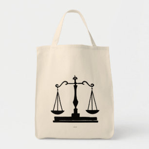 Scales Of Justice Tote Bag
