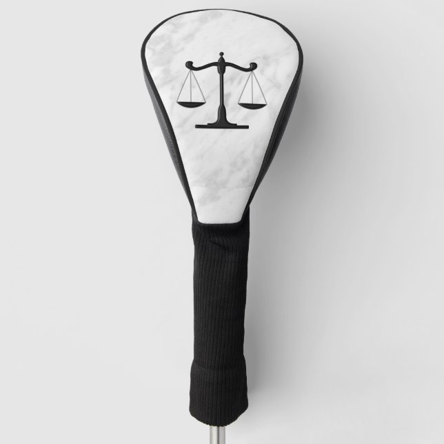 Scales on Marble Golf Head Cover (Front)