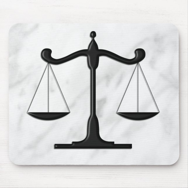 Scales on Marble Mouse Pad (Front)