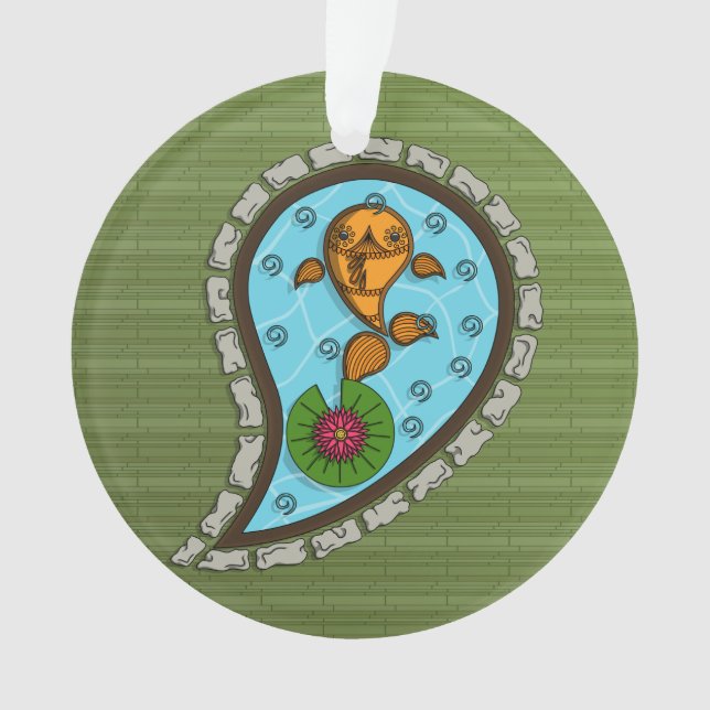 Scales the Goldfish Acrylic Ornament (Front)