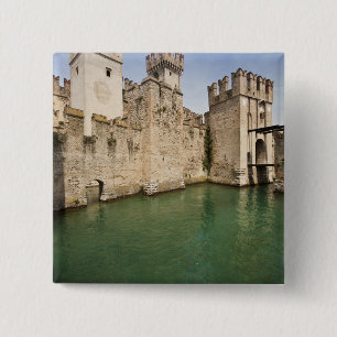 Scaliger Castle, Sirmione, Brescia Province, 15 Cm Square Badge