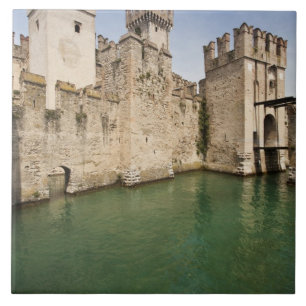Scaliger Castle, Sirmione, Brescia Province, Ceramic Tile