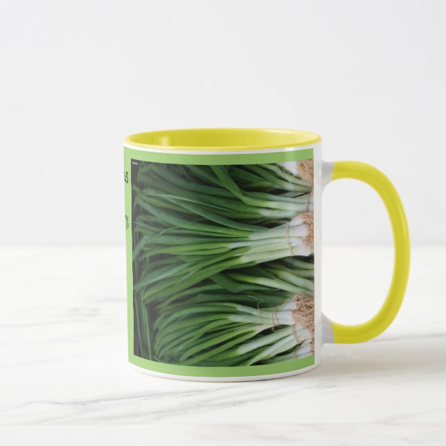Scallions/Green Onions mug (Right)