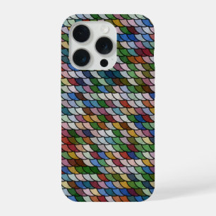 Scallop Mosaic Pattern iPhone 15 Pro Case