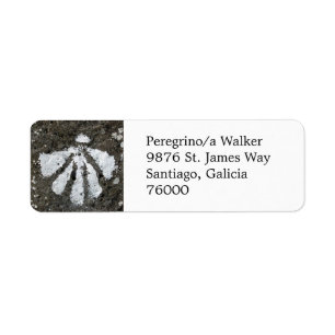 Scallop Shell Address Label Return Address Label