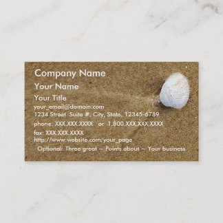 Scallop Shell - business card template