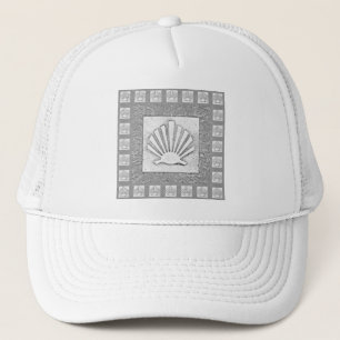 Scallop Shell Camino de Santiago Trucker Hat