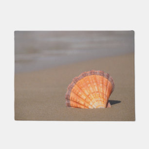 Scallop Shell  Crete, Greece Doormat