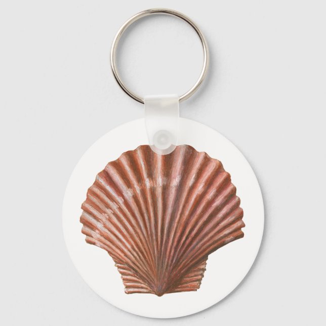 Scallop Shell Key Ring (Front)