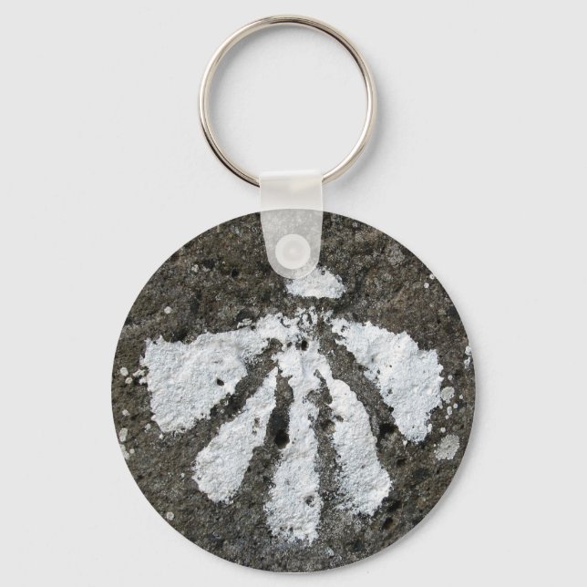 Scallop Shell Keychain (Front)
